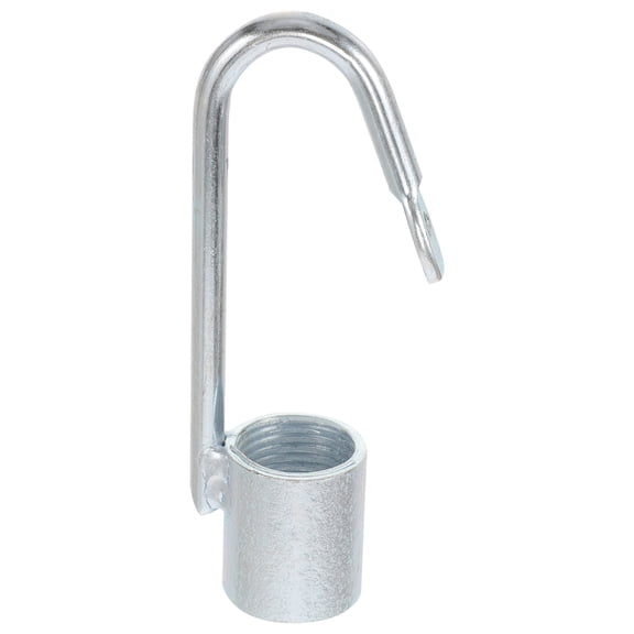 WHAMVOX 1Pack Iron Ceiling Anchor Hanging Hook for Lamp Silver 3.94X1.57X0.87in