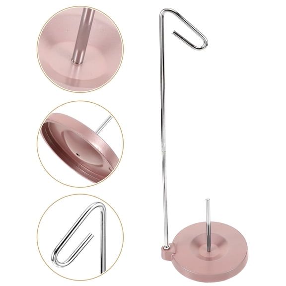 WHAMVOX 1Pack Sewing Thread Stand Rose Gold Stable Weighted Base Prevents Knots Ensures Smooth Flow For Sewing Machine