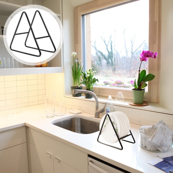 WHAMVOX 1Pack Simple Design Coaster Storage Rack for Home Use and Management