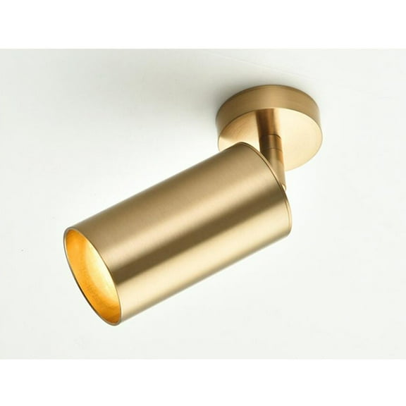 WHAMVOX 1Pack Spotlights Ceiling Lights Golden Warm Yellow Light In Retro Style For Home Lighting