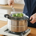 thumbnail image 1 of WHAMVOX 1Pack Stainless Strainer Colander Assorted Color 40.5x7.9in Food Grade Stainless Steel Kitchen Use, 1 of 8