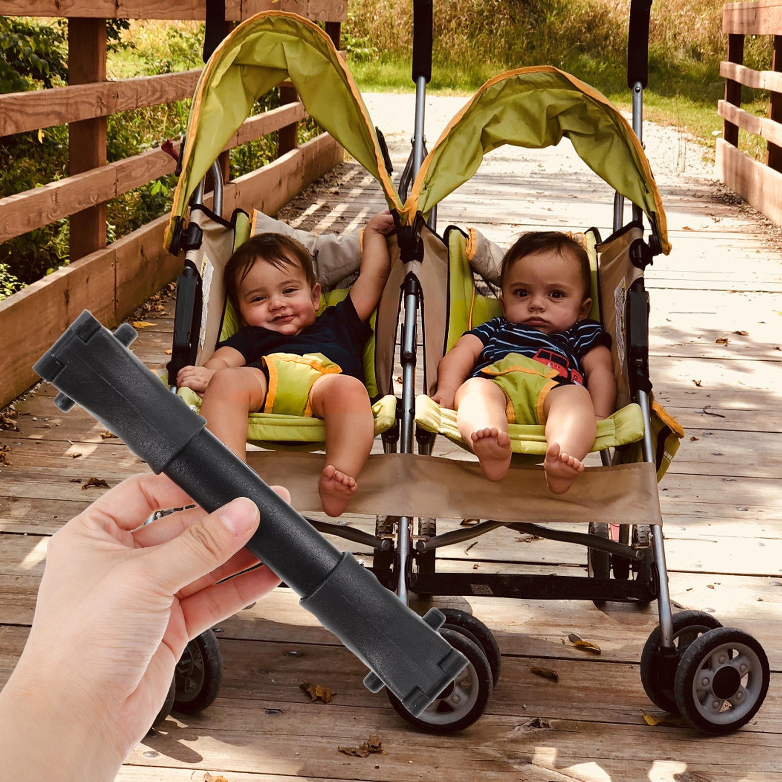 Stroller Connector Universal Convert Single Strollers To
