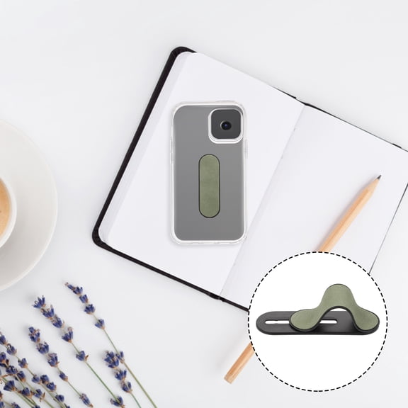 WHAMVOX 1Pc Adjustable Adhesive Phone Grip Holder for Finger Support on Back of Phone