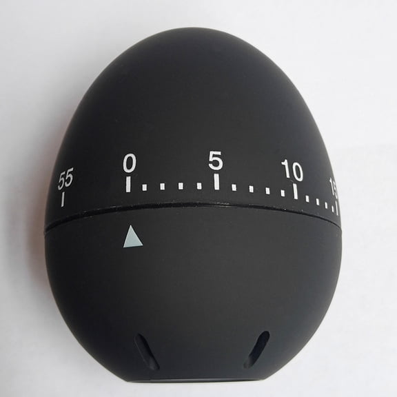 WHAMVOX 1Pc Egg Shaped Kitchen Timer Creative Portable Recorder Cooking Time Manager (Random Color)