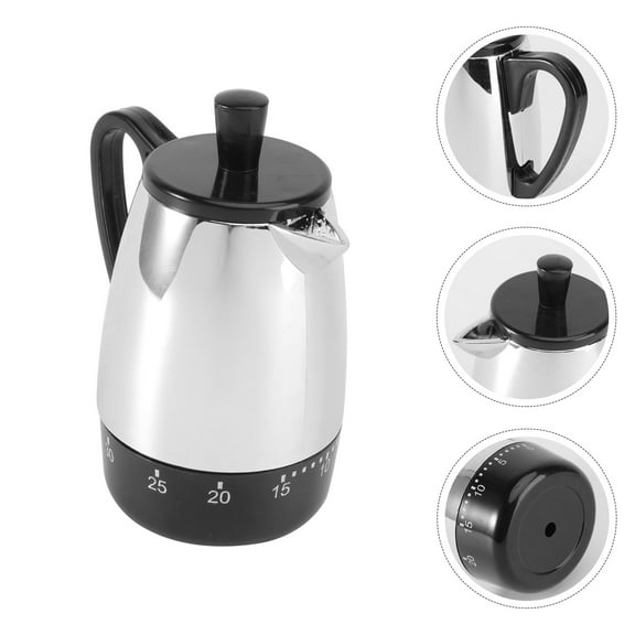 WHAMVOX 1Pc Kettle Style Timer for Home School Mechanical Kitchen Time Reminder