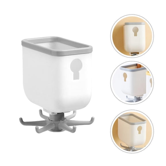 WHAMVOX 1Pc Multifunction Bathroom Hanging Box with Hook Plastic Wall Rack