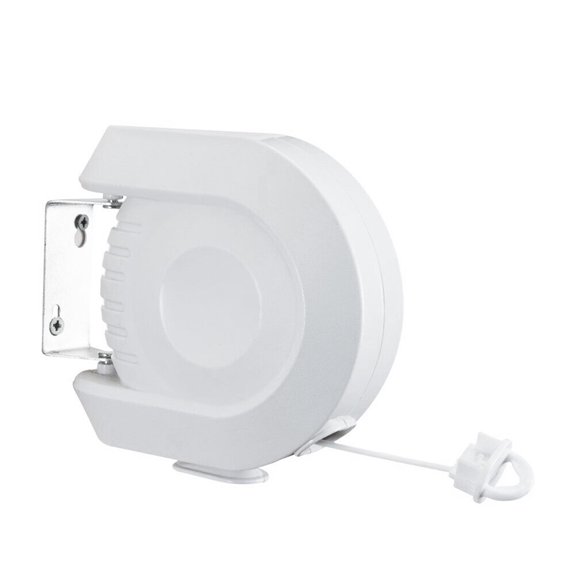 WHAMVOX 1Pc Retractable Clothesline White Indoor Laundry Line with Automatic Rewind for Coat Drying