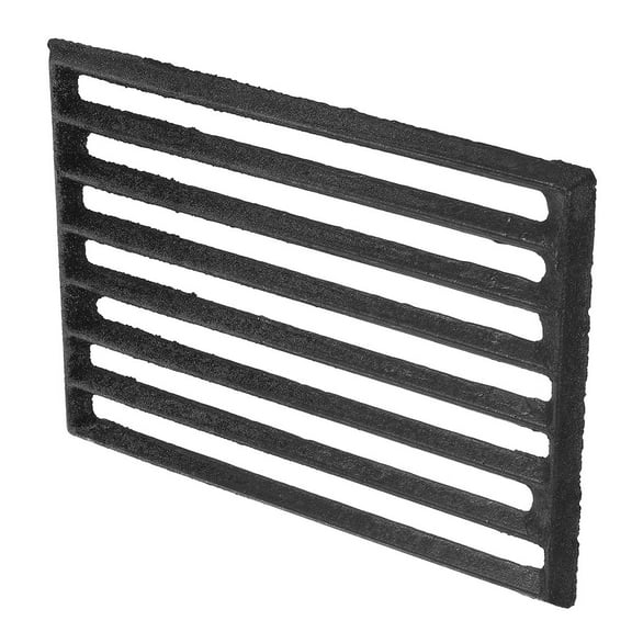 WHAMVOX 1Pcs Black Metal Fire Grate for Indoor Barbecue Simple Design