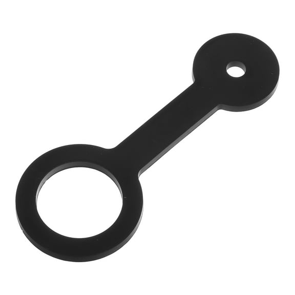 WHAMVOX 1Pcs Black Silicone Rv Shower Door Latch Strap for Bathroom Use Waterproof Security Protection