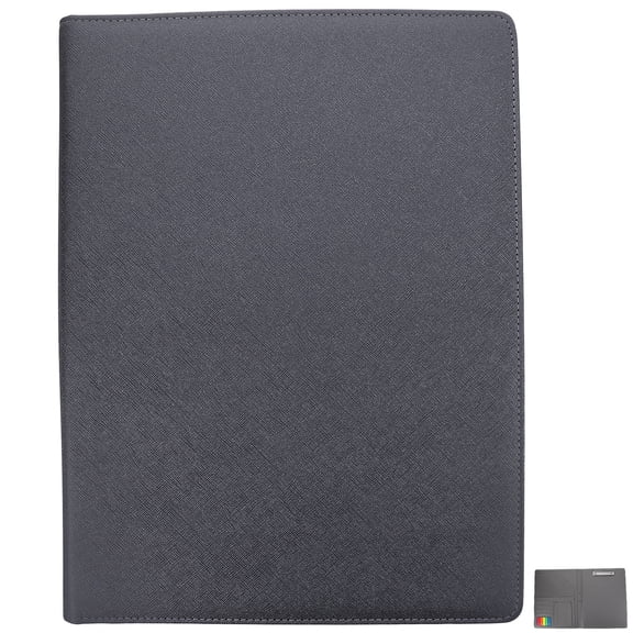 WHAMVOX 1Pcs Business Trips Suitable Grey Rectangular Paper Holding Board 12.85X9.55X0.79in