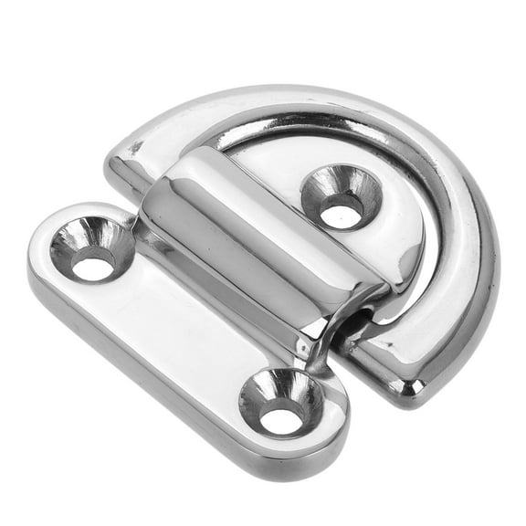 WHAMVOX 1Pcs D Rings Tie Down Anchor for Boat Hardware Marine Folding Pad Eye Accessory