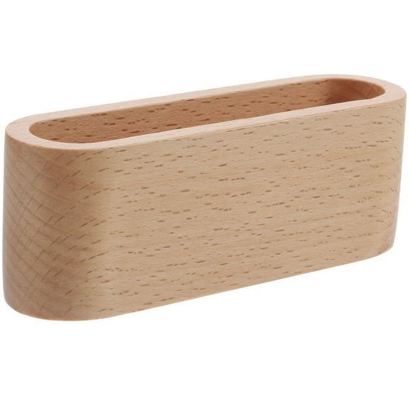 WHAMVOX 1Pcs Desk Organization Business Card Holder with Light Yellow Design