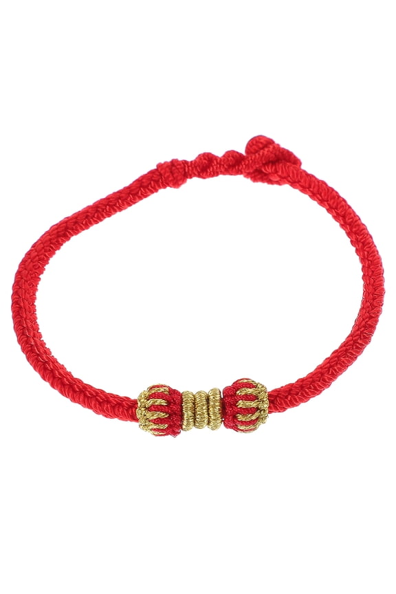 COMPUKAS Handmade Red String Bracelet for Men, Fashionable Men's Jewelry, and Stylish 1 Pack