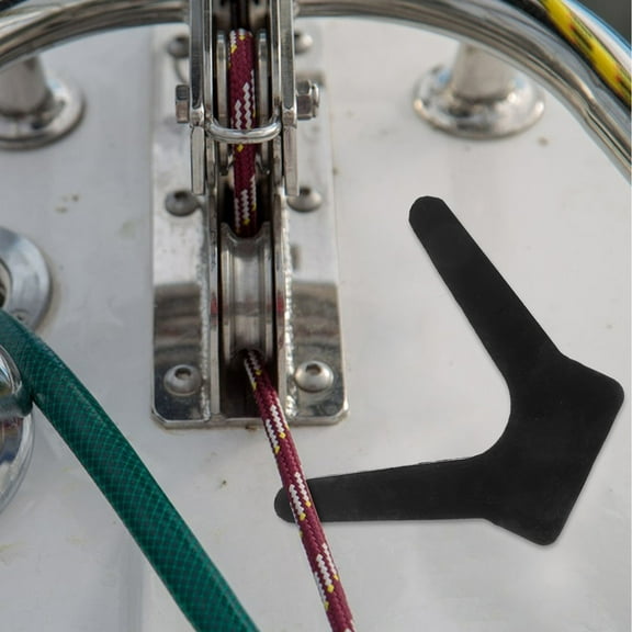 WHAMVOX 1Pcs Rubber Rollers for Boat Trailer V Shape Bow Stop for Reliable Transport