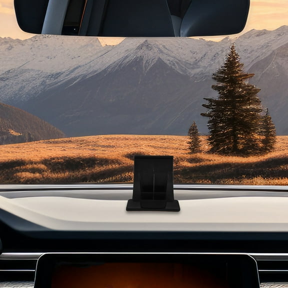 WHAMVOX 1Set Black Plastic Car Tablet Holder for Secure Mounting on Car Dashboards 7.8x7.5x4.5in