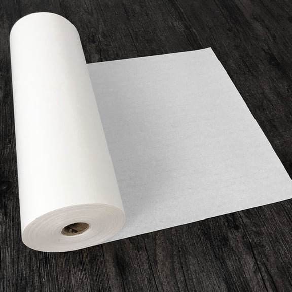 WHAMVOX Chinese Practice Sheets Set, White Rolled Rice Paper, 2500 x 49 Inches for Brush Writing