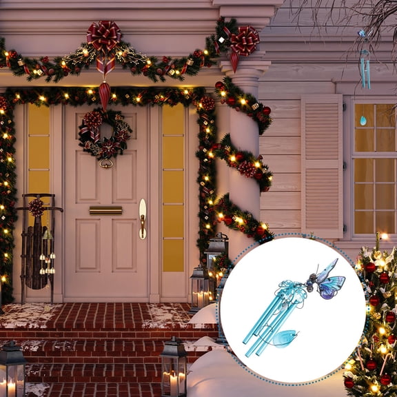 WHAMVOX 1Set Home Wind Chime with Melodious Sounds for Living Room and Bedroom 27.51x6.29x0.79in