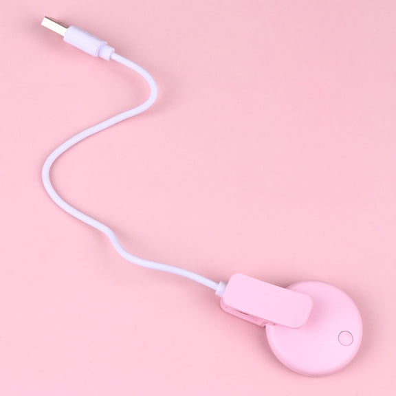 WHAMVOX 1Set Pink Round Selfie Ring Lamp for Taking with LED Clip On Light