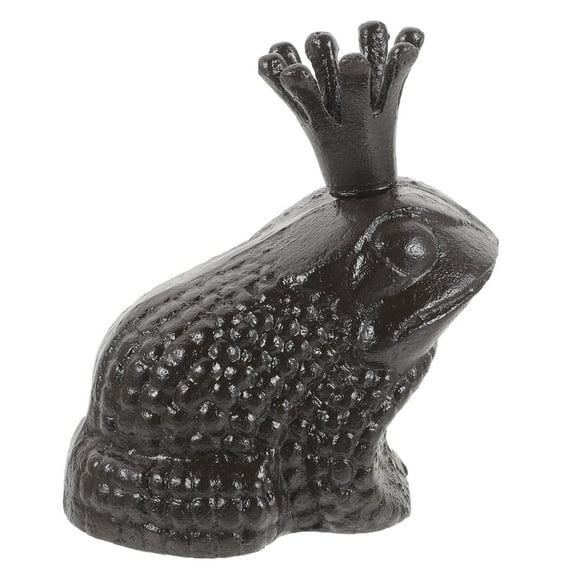 WHAMVOX 1Set Rustic Style Iron Frog Ornament for Home and Garden Lovers