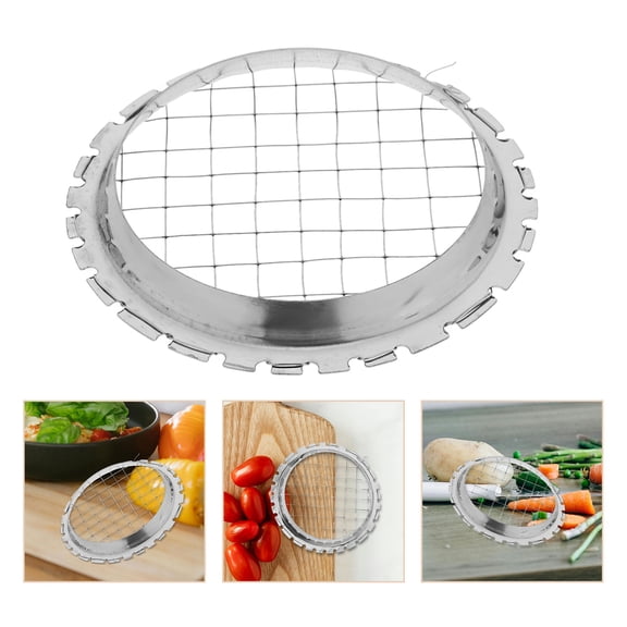 WHAMVOX 1Set Slicer Fruit Chopper Stainless Steel for Uniform Cutting in Kitchen Environments