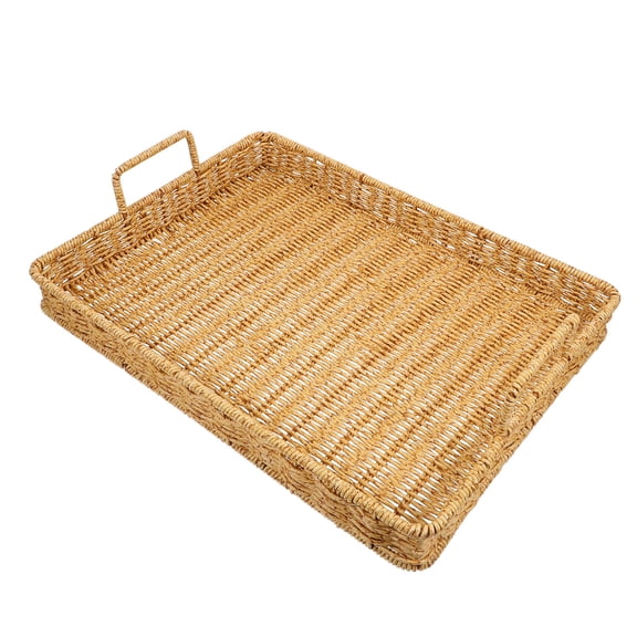 WHAMVOX 1Set Snacks Serving Tray for Home Entertaining 14.54X10.61X1.97in