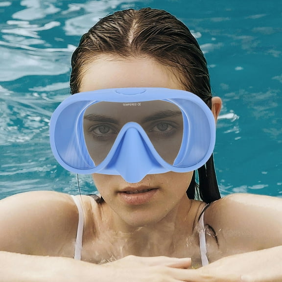 WHAMVOX 1Set Snorkeling Gear For Adults With Foldable Design Travel Swimming Accessories