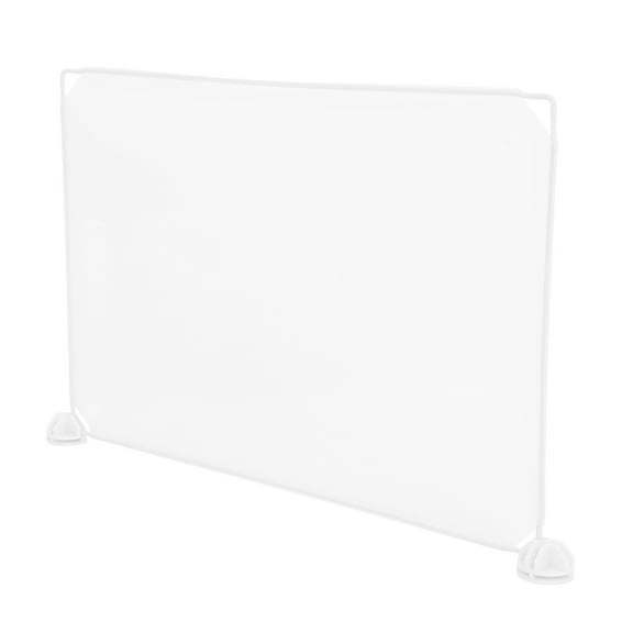 WHAMVOX 1Set Transparent Rectangular PP Divider for Office Desk Partition Board 17.7x11.8x0.2in