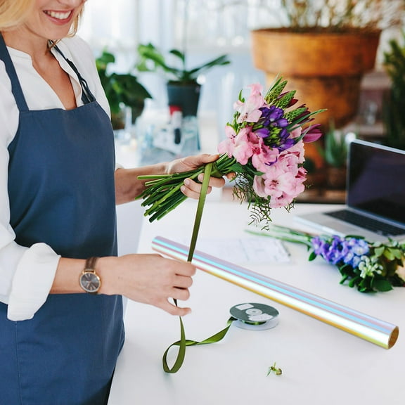 WHAMVOX 1Set Wrapping Paper Gradient Effect For Valentine's Day Craft Projects Table Coverings present Packaging Paper Roll