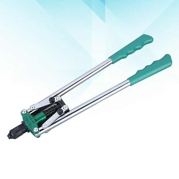 WHAMVOX 1pc 17 Inch Professional Double Hand Rivet Machine Manual Riveter Non-slip Nail Tool Screw Machine