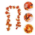 thumbnail image 1 of WHAMVOX 1pc Artificial Maple Leaf Garden Wedding Party Decoration Photo Props (Red), 1 of 8