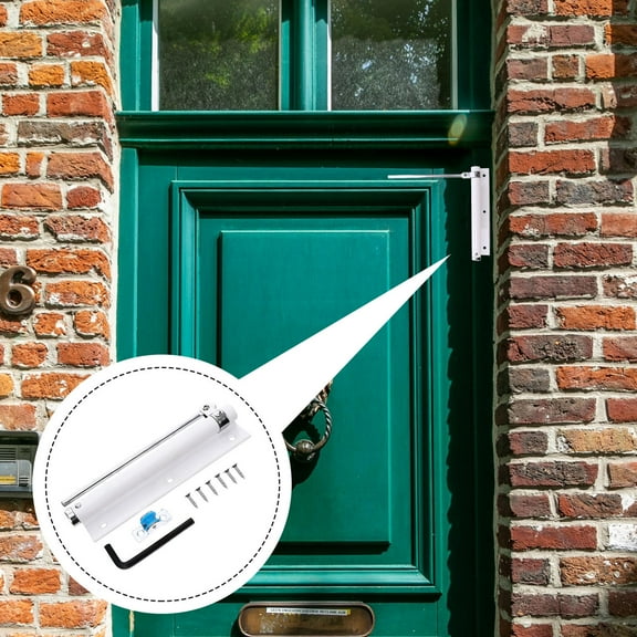 WHAMVOX 1pc Metal Screen Door Closer Automatic Door Closer Adjustable Closing Speeds