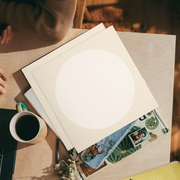 WHAMVOX 2 Bags Rice Paper for Decoupage Printable Round Chinese Calligraphy Miss