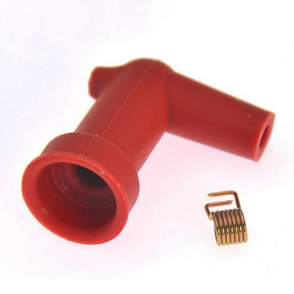 KHBUAB Motorcycle Plug Cap Red Rubber Durable for 2 Stroke Engine Use