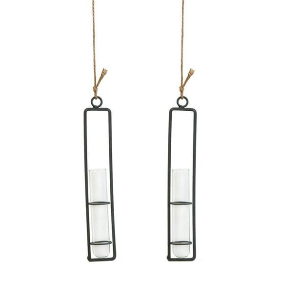 WHAMVOX 2 PCS Hanging Vase Planter Practical Vase 22.5*4cm