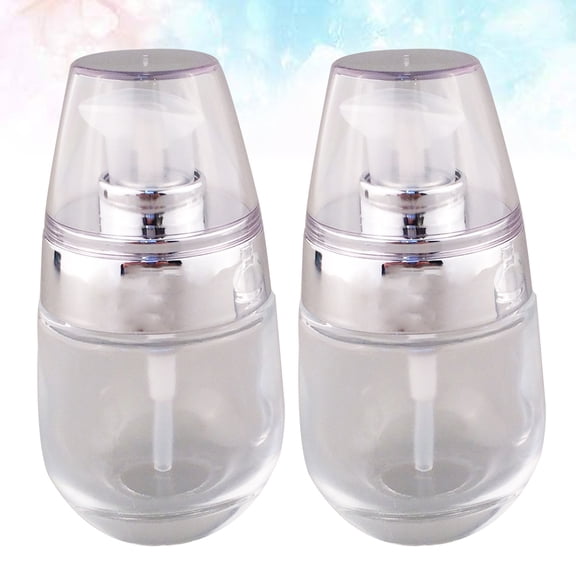WHAMVOX  2 PCS Lotion Bottle Packing Glass Empty Makeup Containers