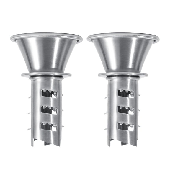 WHAMVOX 2 PCS Squeezer Manual Juicer 6.60X4.80X4.80CM Silver