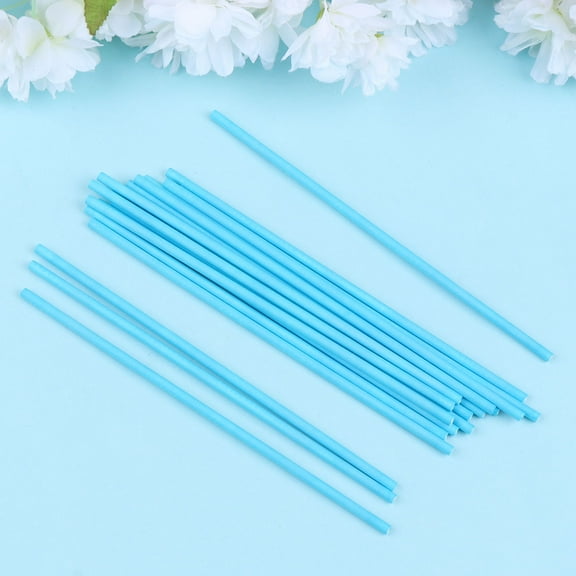 WHAMVOX  2 Packs Cake Pop Accessories Paper Candy Sticks Baking Colorful