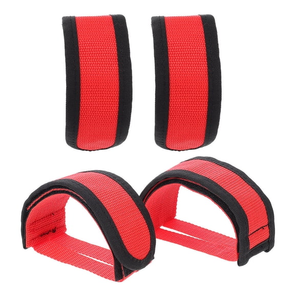 WHAMVOX 2 Pair Adjustable Bicycle Pedal Straps Lightweight And Breathable Foot Restraint Bands For Fixed Gear Bike
