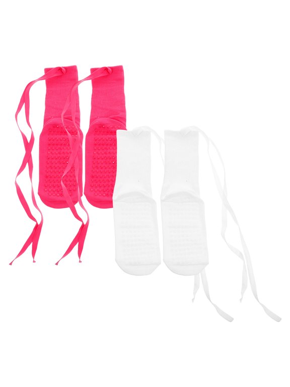 Midcalf Yoga Socks Nonslip Straps Versatile Style for Sports 2Pairs