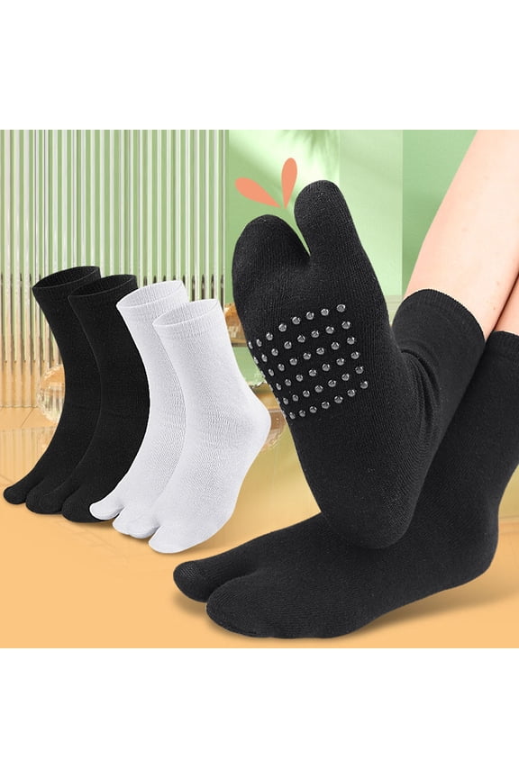 Breathable Socks for Women Cotton 2 Pairs 10.6x3.3x0.04in