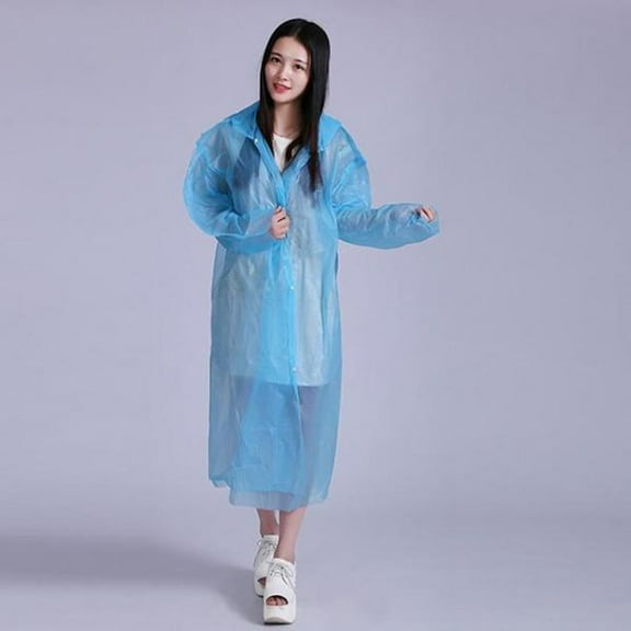 WHAMVOX 2 Pcs Adult Raincoat One-time Coats for Women Ponchos Adults 's