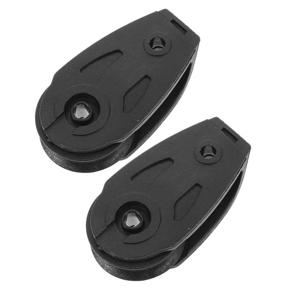 WHAMVOX 2 Pcs Anchor Trolley Kit Kayak Pulley System for Garage Black