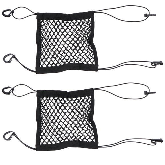 HOOWIFFY Car Snack Organizer Mesh Material Backseat Organization for SUV 2pcs
