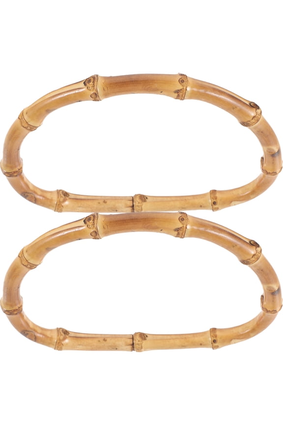 2 Pcs Bamboo Handbag Keep Accessories Strap Tote Bags Purse