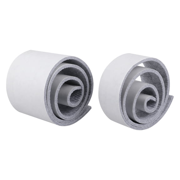 HOOWIFFY Table Chair Foot Pads Wool Fiber 2Pcs 39X1X0.2In