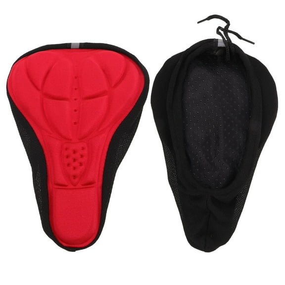 WHAMVOX 2 Pcs Bicycle Seat Cover Child Fitness 27.00X16.50X2.50CM Red