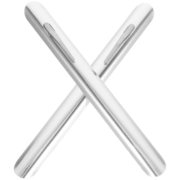 WHAMVOX 2 Pcs Bread Scraper Scrapper Crumbs Cleaner Dining Table Silver