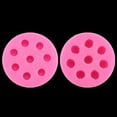 thumbnail image 1 of WHAMVOX 2 Pcs Candy Fondant Mold for Baking Pastry Mold Pink, 1 of 8