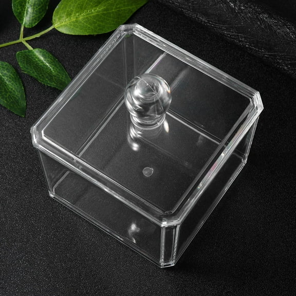 WHAMVOX 2-Pack Airtight Canister Storage Containers for Kitchen, Food Storage Organizer, 10x9.5x9.5 cm Set
