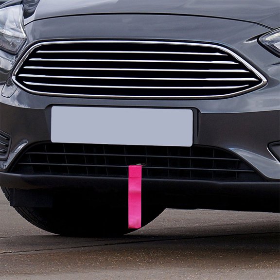 WHAMVOX  2 Pcs Car Exterior Decor Rear Bumper Tow Strap Rope